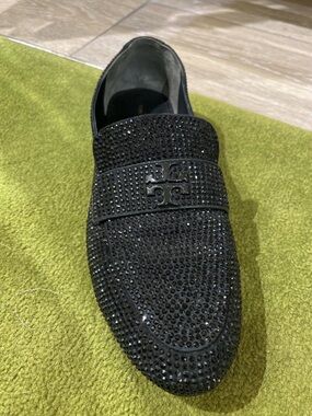 Tory Burch Everly Mini Loafer Embellished Signature Leather Logo Shoe-04